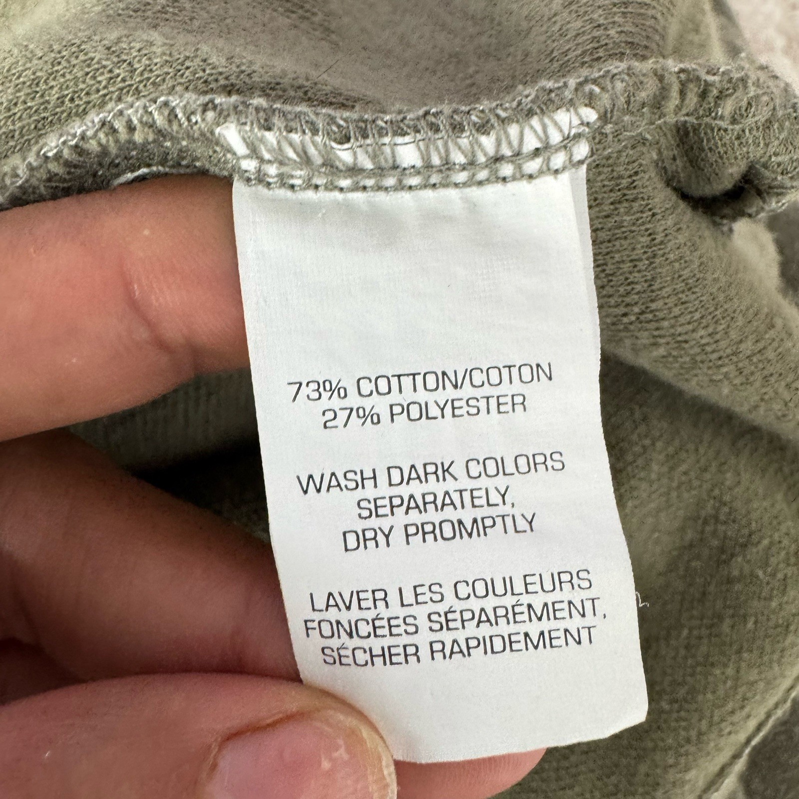 Van Heusen Flex Classic Fit Olive Basic Pullover … - image 9