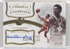 2019 Panini Flawless Enshrined Signatures Gold 1/10 Calvin Murphy Auto HOF 0fo5