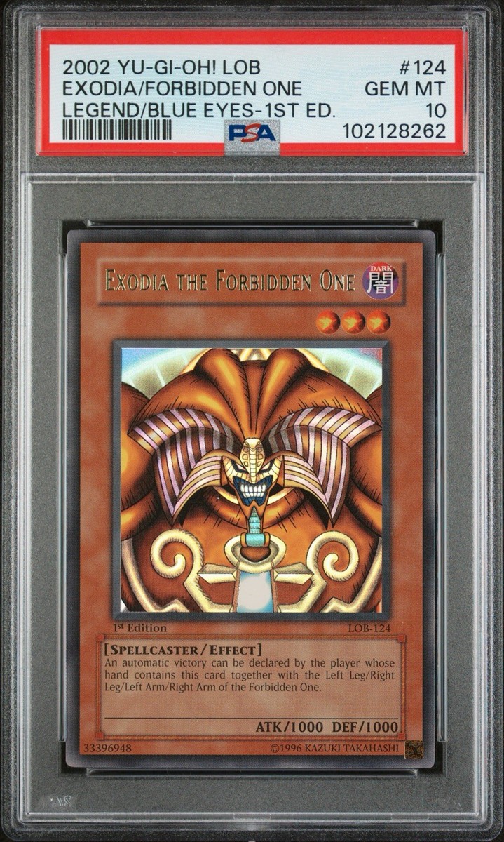 Exodia the Forbidden One LOB-124 The Legend of Blue Eyes White