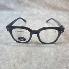 Calabria R785 C2 Black Square Reading Glasses 1.50 Blue Light Protection NEW