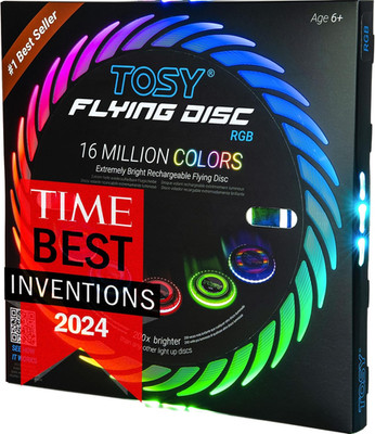 Flying Disc - 108 RGB Multicolor or 36 Monocolor Leds, Super Bright, Smart Modes