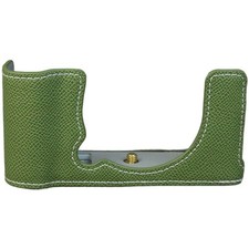For Fuji XE5 PU Leather Half Case Camera Cover Easy Access Stylish Design