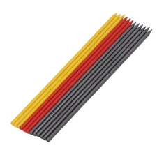 12Pcs HB Carpenter Pencil Refill Set 2.8mm Black Red Yellow Mechanical Deep Hole