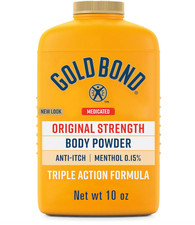 Gold Bond Medicated Original Strength Body Powder, 10 oz., Talc-Free, Anti-Itch