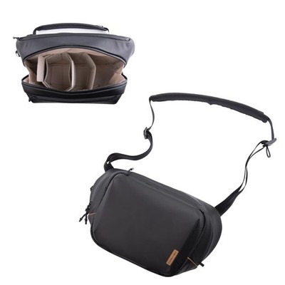 PGYTECH OneGo Solo V2 Camera Sling Bag, 10L Crossbody Bag 10L, Black 
