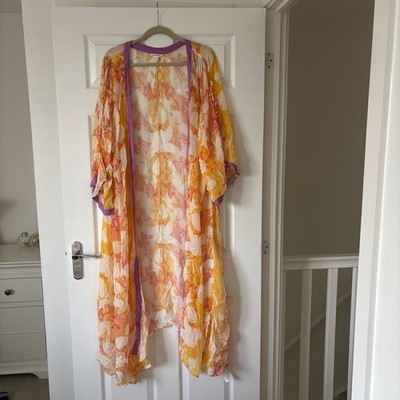 Monsoon Plus Size XXL Summer Beach Cover Up Maxi Kaftan Holiday  