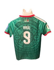 Youth Mexico World Cup Jersey Size 24 Raul 9