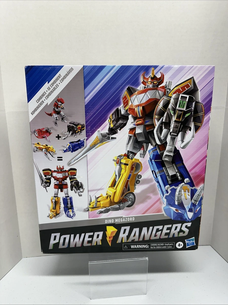 Hasbro Power Rangers Mighty Morphin - Dino Megazord Da Collezione, Action Figure Da 17,8 Cm Ispirata Agli Anni '90