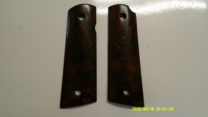 1911 fancy burl grips