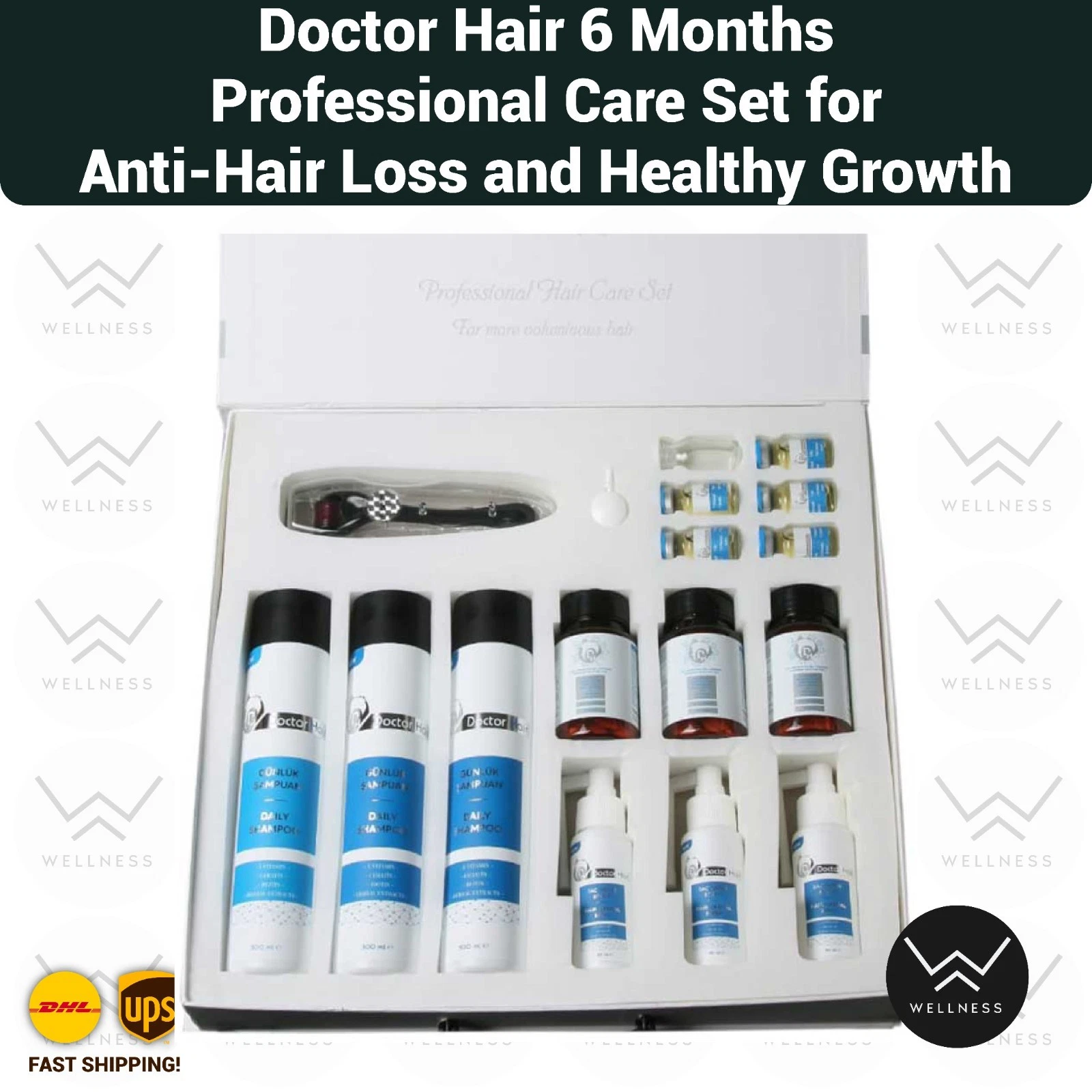 Doctor Hair 6 Month Professional Hair Care Set Anti Hair Loss Growth Treatment