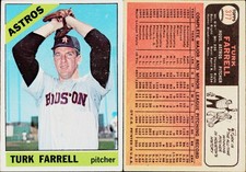 1966 Topps Baseball Card #377 Turk Farrell