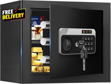 1.3 Cuft Safe Box Fireproof Waterproof, Digital Security Safes for Home Use Fire