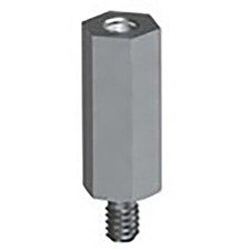 5pc KEYSTONE ELECTRONICS 8412 Standoff, 1/4 Hex, M-F, Threaded 4-40, Length