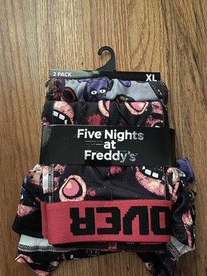 Bioworld Five Nights at Freddy's Freddy Fazbear 2-Pack Boxer Briefs XL Stretch