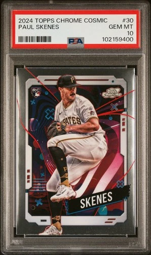 2024 Topps Chrome Cosmic #30 Paul Skenes PSA 10
