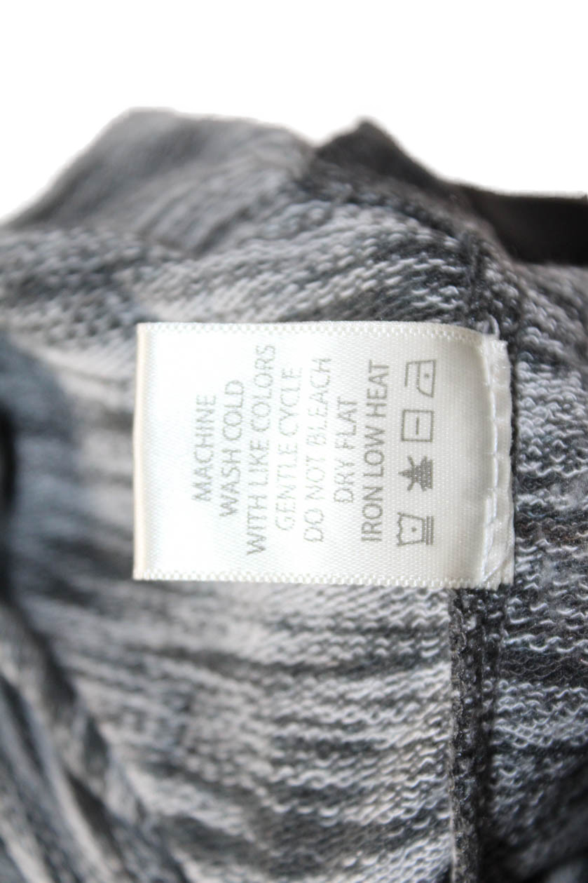 Max Studio Womens Basic Dark Gray Crew Neck Long … - image 6