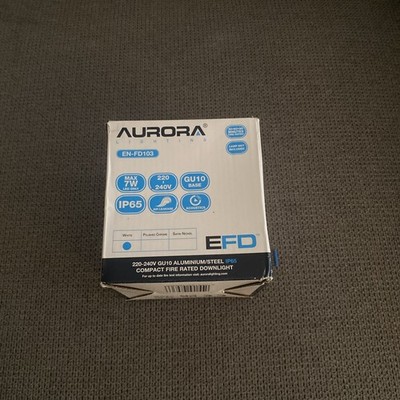 Aurora Enlite IP65 Fire Rated GU10 Einbauleuchte EN-FD103 weiß