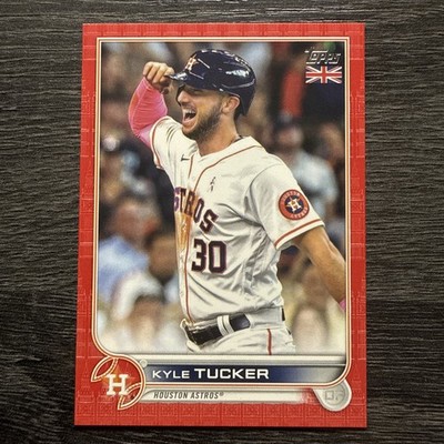 KYLE TUCKER 2022 Topps UK Edition Red 44/99 Houston Astros #319