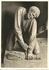 Postcard Schleswig - the rod binder, Bordesholm altar, St. Peter Cathedral - approx. 1950