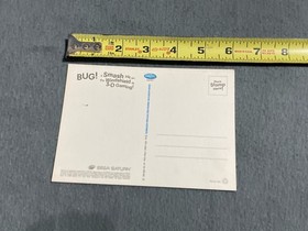 Vintage 1995 MAX RACKS Advertising Postcard BUG Sega Saturn Video Game Art RARE