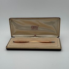 Cross 1502 Century 14kt Gold Filled Ballpoint Pen w/Original Box SOLD AS IS 