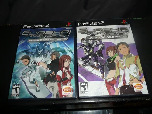 Eureka Seven Vol. 1 + 2 PlayStation 2 Complete In Box PS2 Game Lot