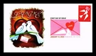 DR JIM STAMPS US COVER LOVE DOVE FOREVER FIRST DAY ISSUE PANDA CACHET