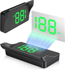 Heads up Display for Cars, USB Plug Digital GPS HUD Speedometer with HD Large Fo