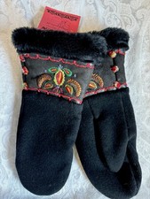 Vintage Lanya Mittens Gay Ellis Sheffield VT Nordic Womens S-M Sheepskin Saami