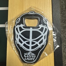 Coors Light Logo Hockey Helmet Bottle Opener