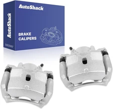 Autoshack Front Brake Calipers Set of Assembly with Bracket Replacement for 2004