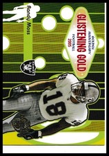 2005 Topps #GG5 Randy Moss Golden Anniversary Glistening Gold Oakland Raiders