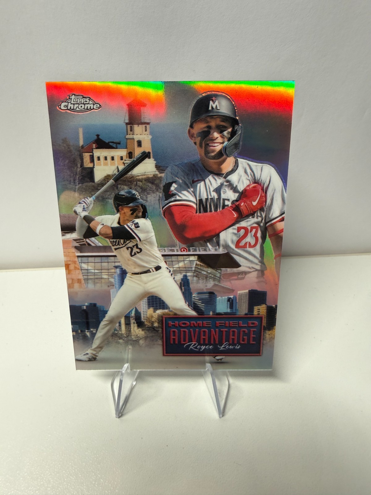 Royce Lewis 2024 Topps Chrome Update Home Field Advantage #HFA-23 Twins