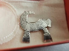 JAMES AVERY BROOCH LLAMA ALPACA STERLING SILVER RETIRED