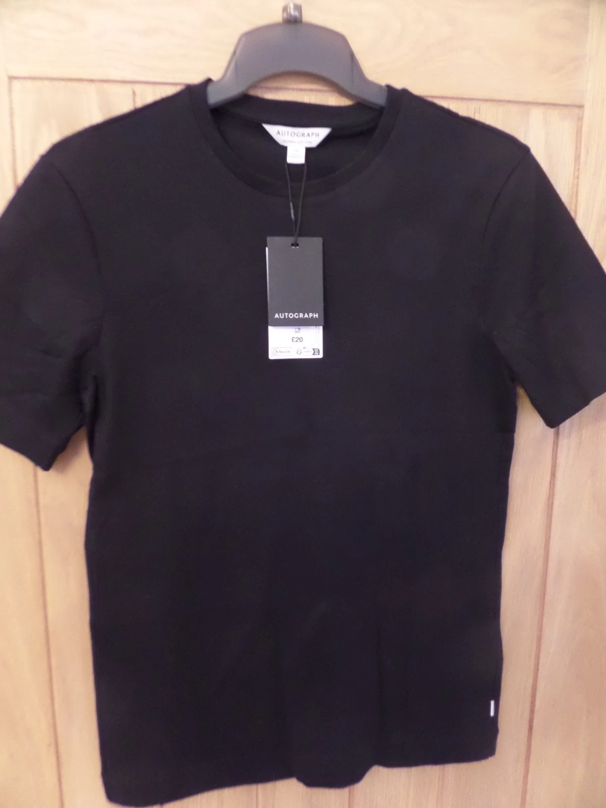 M&S Autograph Men's Supima Cotton Crew Neck T-Shirt In Black BNWT RRP £20
Opens in a new window or t