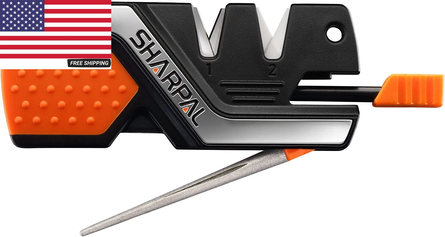 101N 6-In-1 Pocket Knife Sharpener & Survival Tool – Diamond Sharpening Rod, Fir