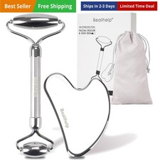 Grade Stainless Steel Facial Roller, Face Roller for Eyes, Double Chin,...