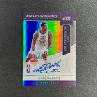 2021 Panini Karl Malone Award-Winning Auto Insert On Card SSSP#Z