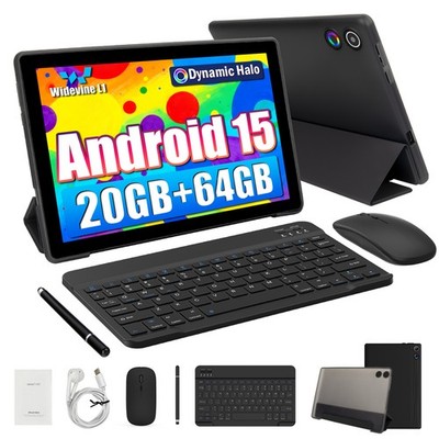 2026 Tablet 10.1 inch Android 15 20(3+17)GB RAM 64GB ROM IPS LCD Dual Camera