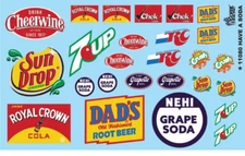 Have A Soda Sponsors 1:24 1:25 Gofer Decals 11080 Royal Crown Sun Drop 7Up Etc