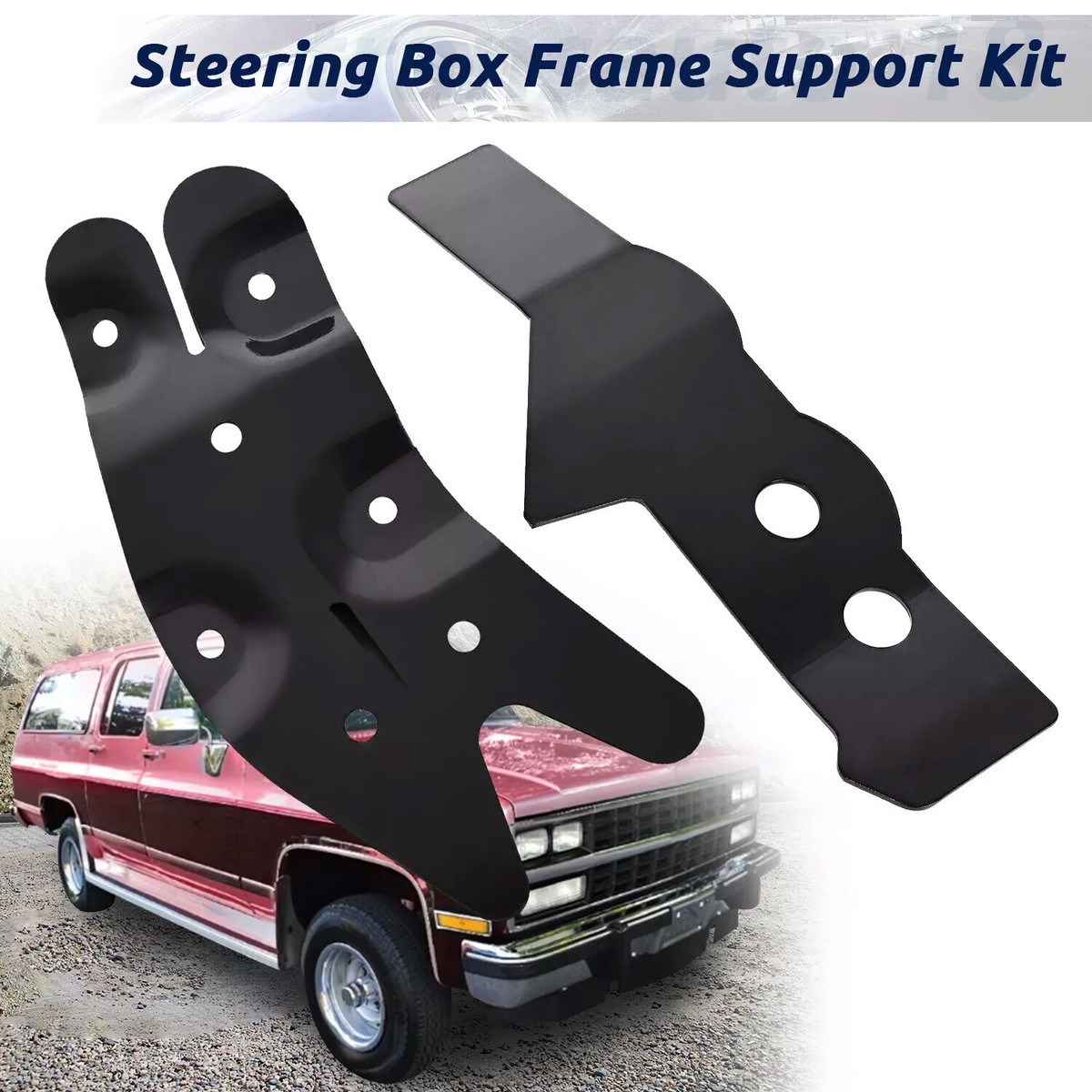 Fit For 1973-1987 Chevy GMC Truck Steering Box Frame Support Bracket Repair Kit - Foto 6