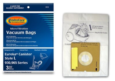 Replacement Micro Filtration Vacuum Bags Designed To Fit Eureka Style L 930 965 