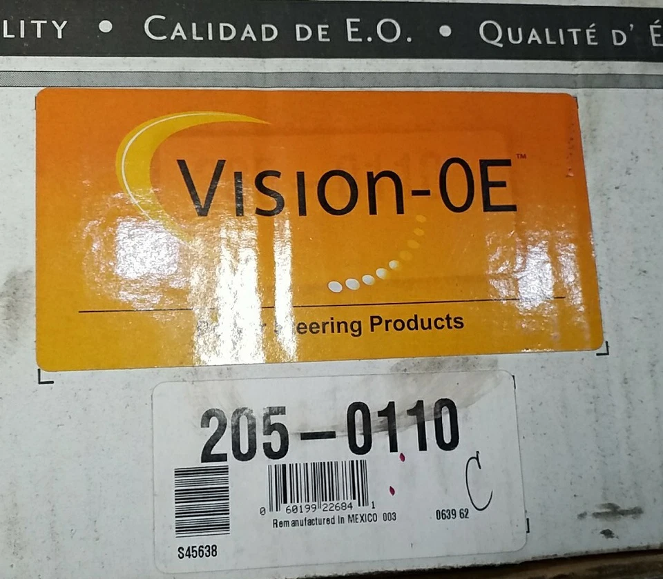 Conjunto de piñón y cremallera remanufacturado Vision‐OE 205‐0110 - dirección de precisión Foto 3 de 4