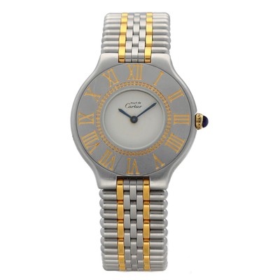 Cartier must de 21 Steel Gold Plated 