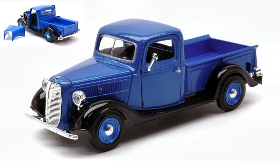 Lot De 4 Miniatures Voitures Et Camions Pick-up - Maisto Motor Max - 1/24