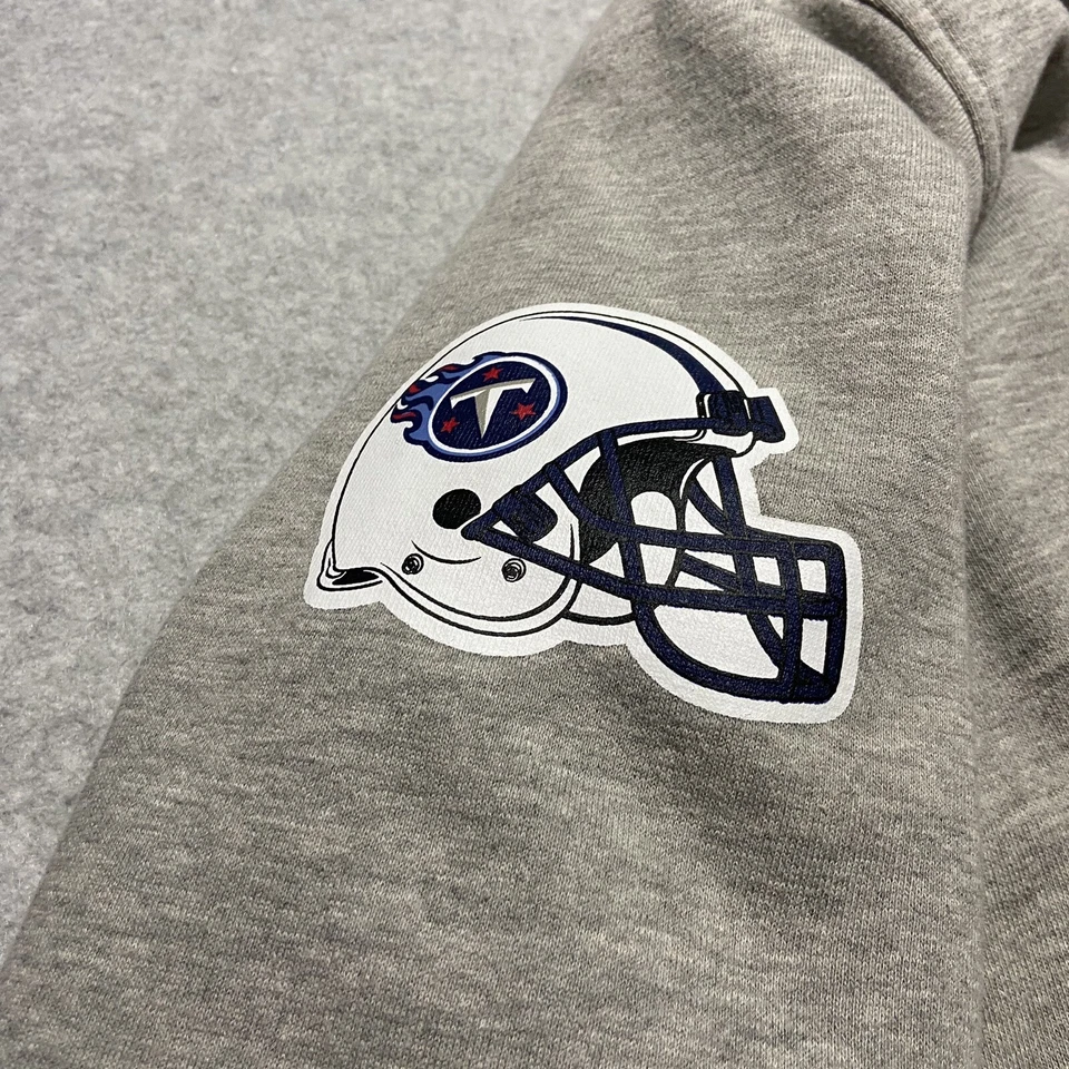 NFL GIII Tennessee Titans Full Zip Hoodie Hooded Jacket Mens 3XL Gray - Image 2 of 4