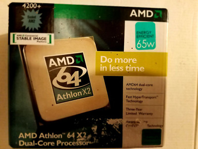 AMD Athlon 64 X2 4200 2 Core 2.2 GHz Socket AM2 CPU ADO4200CUBOX ADO4200IAA5CU