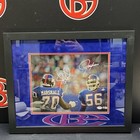 Lawrence Taylor & Leonard Marshall Signed 11x14 New York Giants PSA/DNA