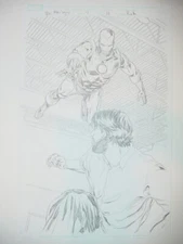 Iron Man Legacy #8 page 22 Splash original comic art