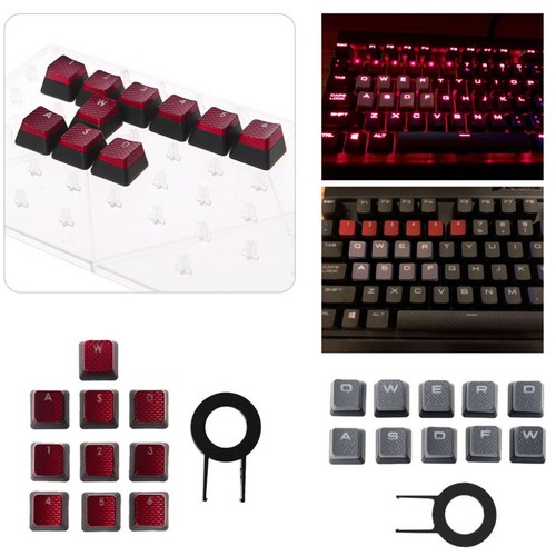 Keycaps Set For Corsair K70 K65 K95 G710 RGB STRAFE Mechanical Keyboard - Picture 2 of 10